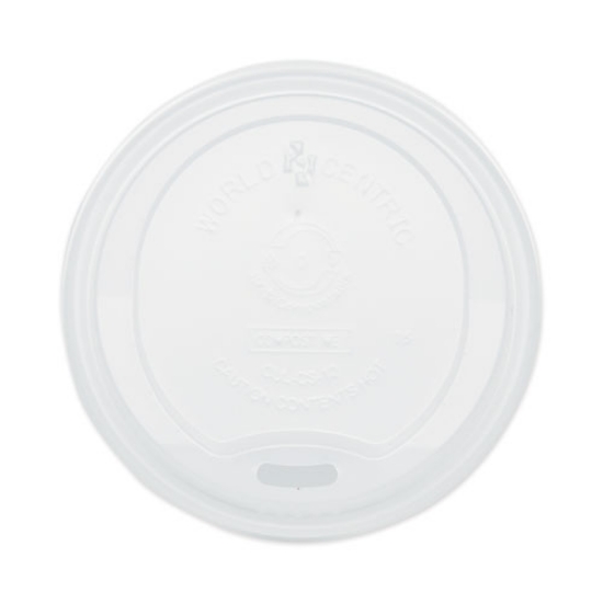 Picture of Pla Lids For Hot Cups, Fits 10 Oz To 20 Oz Cups, White, 1,000/carton