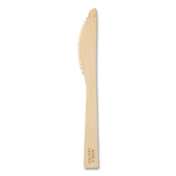 Picture of Bamboo Cutlery, Knife, 6.7", Natural, 2,000/Carton