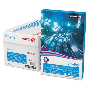 Picture of Vitality Multipurpose Print Paper, 92 Bright, 20 lb Bond Weight, 11 x 17, White, 500/Ream