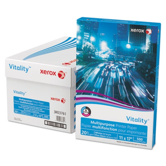 Picture of Vitality Multipurpose Print Paper, 92 Bright, 20 lb Bond Weight, 11 x 17, White, 500/Ream