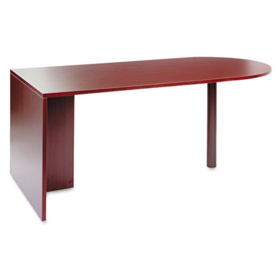 Picture of Alera Valencia Series D-Top Desk, 71" X 35.5" X 29.63", Mahogany