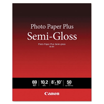 Picture of Photo Paper Plus Semi-Gloss, 10.2 mil, 8 x 10, Semi-Gloss White, 50/Pack