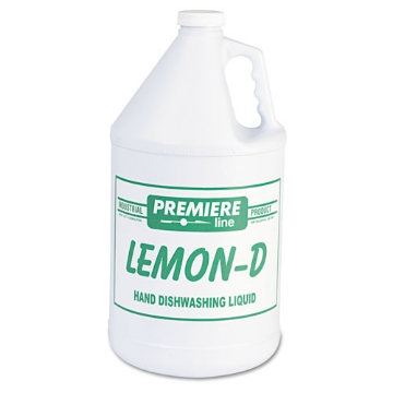 Picture of Lemon-D Dishwashing Liquid, Lemon, 1 Gal, Bottle, 4/carton