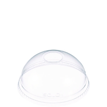 Picture of Ultra Clear Dome Cold Cup Lids, Fits 16 Oz To 24 Oz Cups, Pet, Clear, 1,000/carton