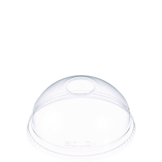Picture of Ultra Clear Dome Cold Cup Lids, Fits 16 Oz To 24 Oz Cups, Pet, Clear, 1,000/carton
