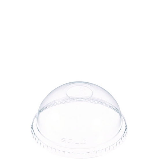 Picture of Dome-Top Cold Cup Lids, Fits 16 Oz, Clear, 1,000/carton
