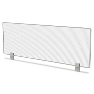 Picture of Trento Line Dividing Panel, Polycarbonate, 47.13w X 1.75d X 15.5h, Translucent