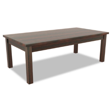 Picture of alera valencia series occasional table, rectangle, 47.25w x 19.13d x 16.38h, mahogany