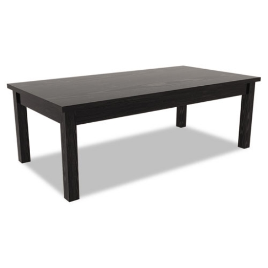 Picture of Alera Valencia Series Occasional Table, Rectangle, 47.25w X 19.13d X 16.38h, Black