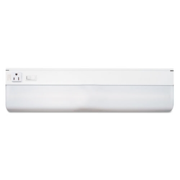 Picture of Low-Profile Under-Cabinet LED-Tube Light Fixture with (1) 9 W LED Tube, Steel Housing, 18.25" x 4" x 1.75", White