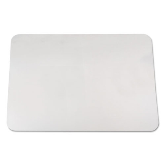 Picture of KrystalView Desk Pad with Antimicrobial Protection, Glossy Finish, 22 x 17, Clear