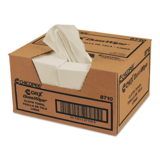 Picture of VeraClean Critical Cleaning Wipes, Smooth Texture, 1/4 Fold, 1-Ply, 12 x 13, Unscented, White, 400/Carton