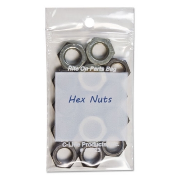 Picture of Write-On Poly Bags, 2 Mil, 2" X 3", Clear, 1,000/carton