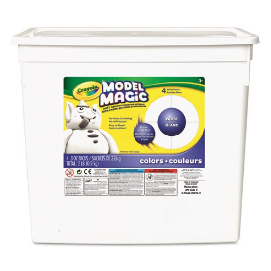 Picture of Model Magic Modeling Compound, 8 Oz Packs, 4 Packs, White, 2 Lbs