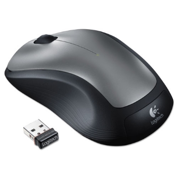 Picture of M310 Wireless Mouse, 2.4 Ghz Frequency/30 Ft Wireless Range, Left/right Hand Use, Silver/black