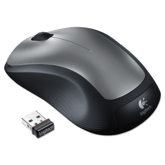 Picture of M310 Wireless Mouse, 2.4 Ghz Frequency/30 Ft Wireless Range, Left/right Hand Use, Silver/black