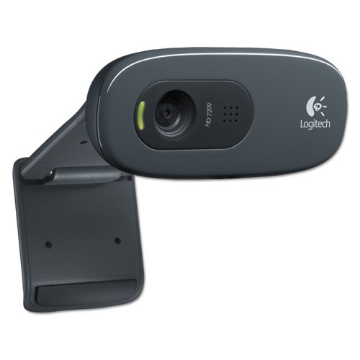 Picture of C270 Hd Webcam, 1280 Pixels X 720 Pixels, 1 Mpixel, Black