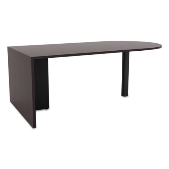 Picture of Alera Valencia Series D-Top Desk, 71" X 35.5" X 29.63", Espresso