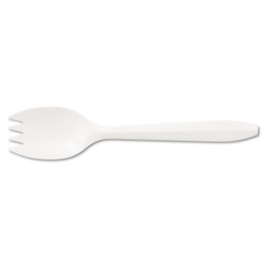 Picture of Mediumweight Polypropylene Cutlery, Spork, White, 1000/carton