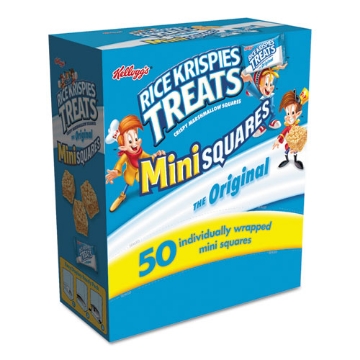 Picture of Rice Krispies Treats, Mini Squares, 0.39 Oz, 50/box