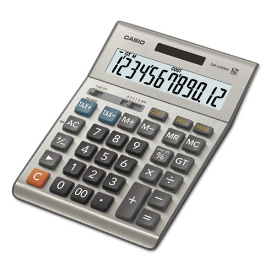 Picture of Dm1200bm Desktop Calculator, 12-Digit Lcd, Silver