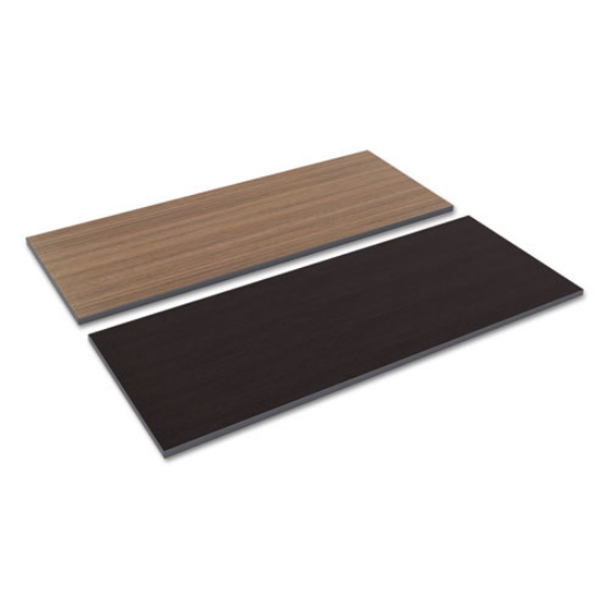 Picture of Reversible Laminate Table Top, Rectangular, 59.38w X 23.63d, Espresso/walnut