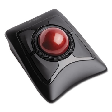 Picture of Expert Mouse Wireless Trackball, 2.4 Ghz Frequency/30 Ft Wireless Range, Left/right Hand Use, Black