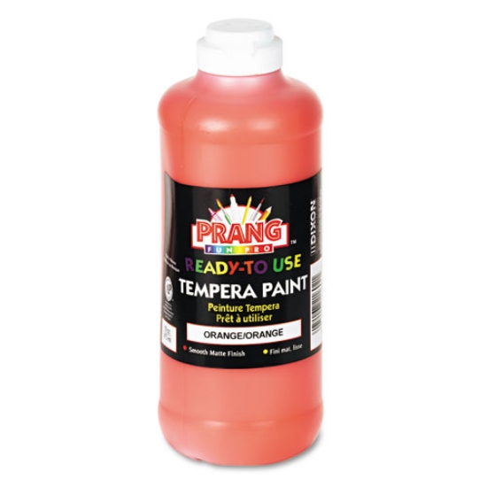 Picture of Ready-To-Use Tempera Paint, Orange, 16 Oz Dispenser-Cap Bottle