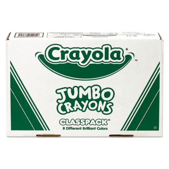 Picture of Jumbo Classpack Crayons, 25 Each Of 8 Colors, 200/set