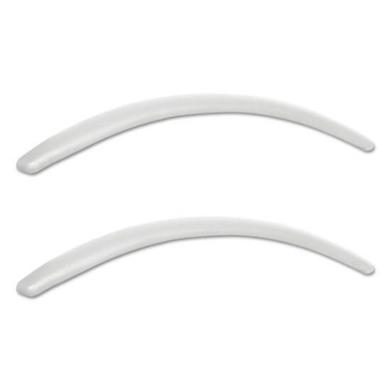 Picture of neratoli series replacement arm pads for alera neratoli series chairs, faux leather, 1.77 x 15.15 x 0.59, white, 2/set