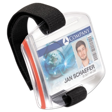 Picture of Card Holder Outdoor Secure, Vertical, 3.42" X 2.12", Clear, 10/box