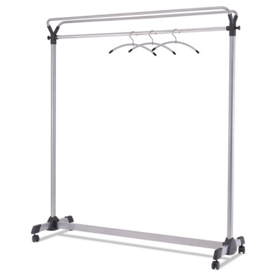 Picture of Large Capacity Garment Rack, 63.5w X 21.25d X 67.5h, Black/silver