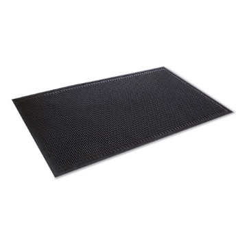 Picture of CROWN-TRED INDOOR/OUTDOOR SCRAPER MAT, RUBBER, 35.5 X 59.5, BLACK