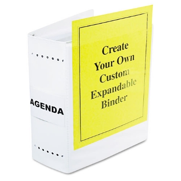 Picture of Varicap Expandable Binder, 2 Posts, 6" Capacity, 11 X 8.5, White