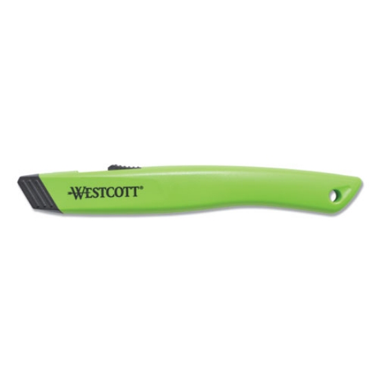 Picture of Safety Ceramic Blade Box Cutter, 0.5" Blade, 5.5" Plastic Handle, Green