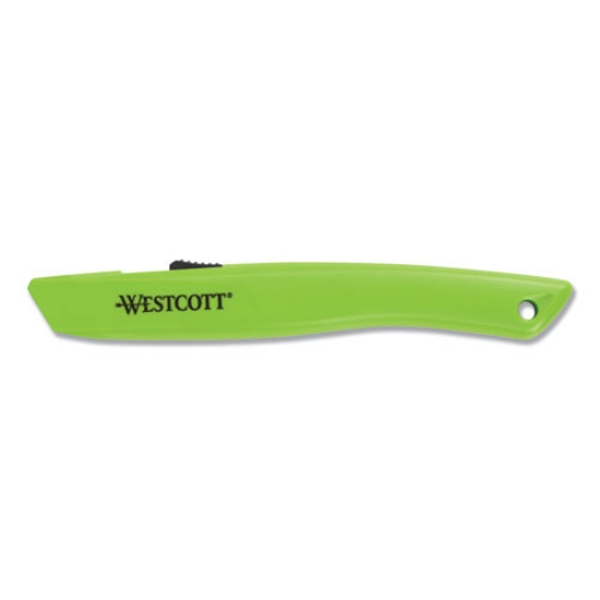 Picture of Safety Ceramic Blade Box Cutter, 0.5" Blade, 6.15" Plastic Handle, Green