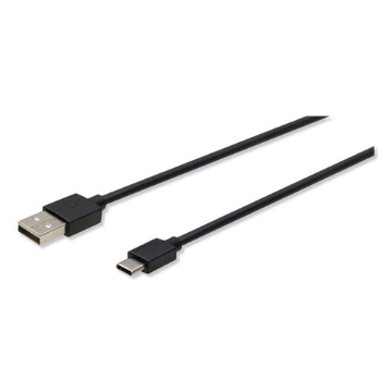 Picture of USB to USB-C Cable, 3 ft, Black