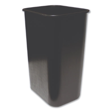 Picture of Soft-Sided Wastebasket, 41 qt, Polyethylene, Black
