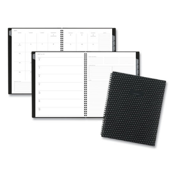Picture of Elevation Academic Weekly/Monthly Planner, 11 x 8.5, Black Cover, 12-Month (July to June): 2023 to 2024