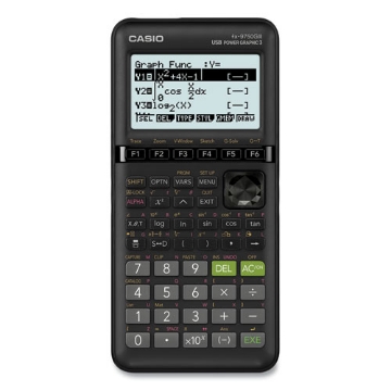Picture of Fx-9750giii 3rd Edition Graphing Calculator, 21-Digit Lcd, Black