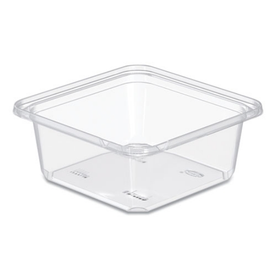 Picture of TamperGuard Snack Boxes, 1-Compartment, 32 oz, 6.3 x 6.3 x 2.6, Clear, Plastic, 300/Carton