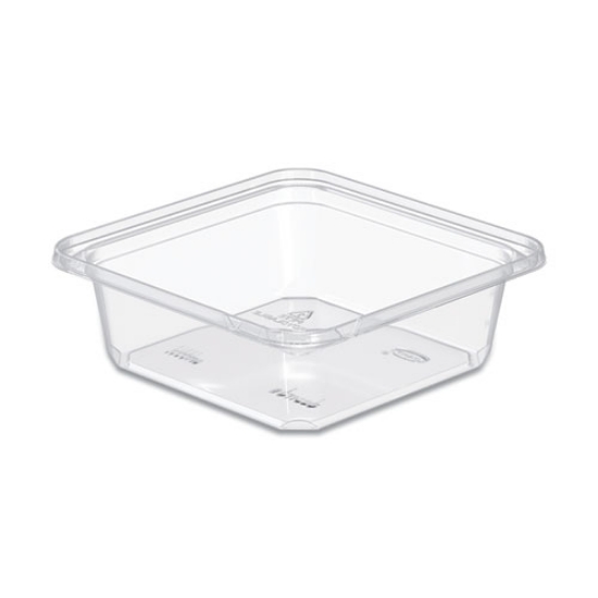 Picture of TamperGuard Snack Boxes, 1-Compartment, 24 oz, 6.3 x 6.3 x 2.1, Clear, Plastic, 300/Carton