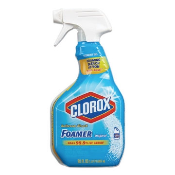Picture of Bleach Foamer Bathroom Spray, Original, 30 Oz Spray Bottle, 9/carton