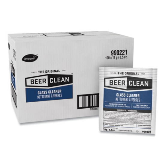 Picture of Beer Clean Glass Cleaner, Powder, 0.5 Oz Packet, 100/carton