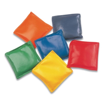 Picture of Bean Bag Set, Vinyl, 4", Assorted Colors, 12/box