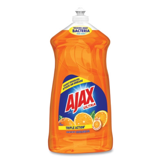 Picture of Dish Detergent, Liquid, Antibacterial, Orange, 52 Oz, Bottle