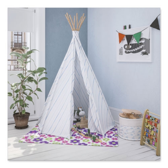 Picture of Fashionmat Chair Mat, Rectangular, 35 X 40, Daisies