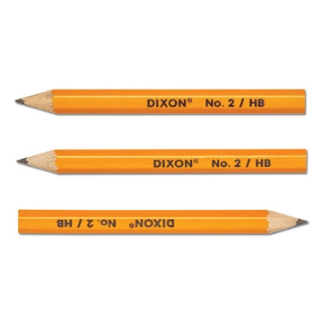Picture of Golf Wooden Pencils, 0.7 Mm, Hb (#2), Black Lead, Yellow Barrel, 144/box