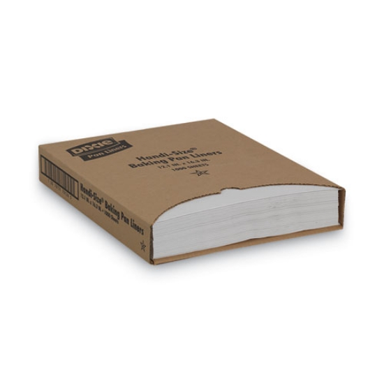 Picture of Greaseproof Liftoff Pan Liners, 12.2 X 16.38, White, 1,000 Sheets/carton