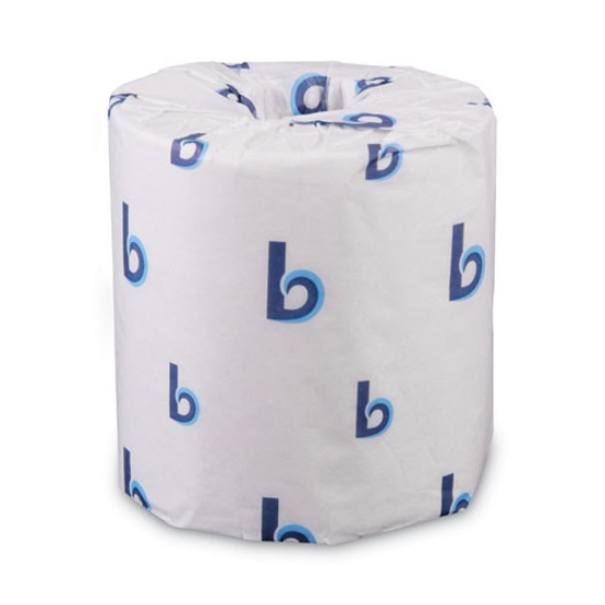 Picture of 2-Ply Toilet Tissue, Septic Safe, White, 125 ft Roll Length, 500 Sheets/Roll, 96 Rolls/Carton